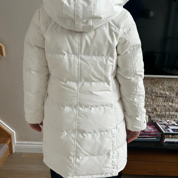 White Shelburne Canada Goose Parka - Medium - New With Tags - Picture 5 of 6